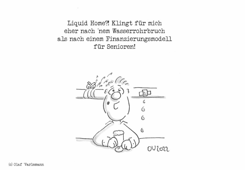 Liquid Home Engel und Völkers Karikatur 2